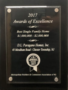 Award of Excellence - Best Single-Family Home 2017